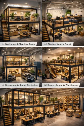 Mezzanine Ruang Kantor di Majalaya